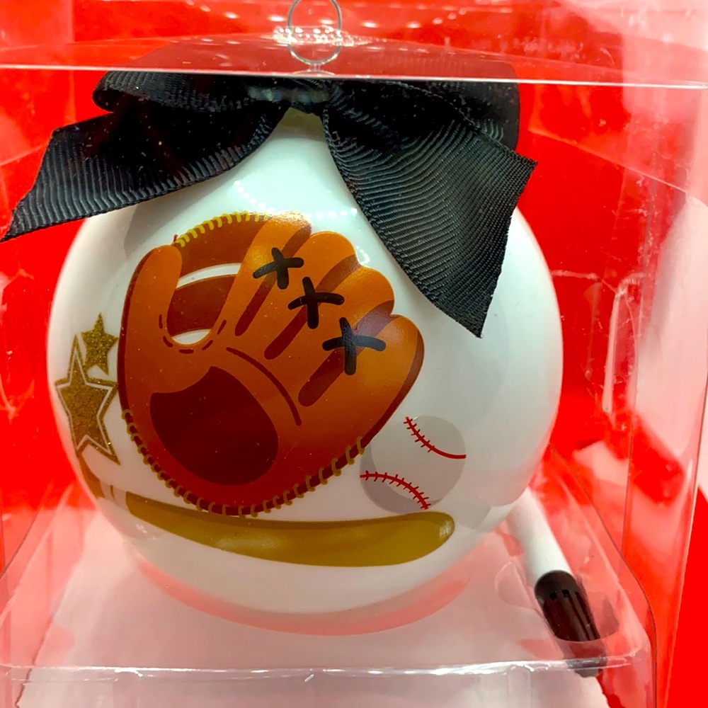 🎄 Our Favorite Star ⭐️ ⚾️Baseball Ornament!!!